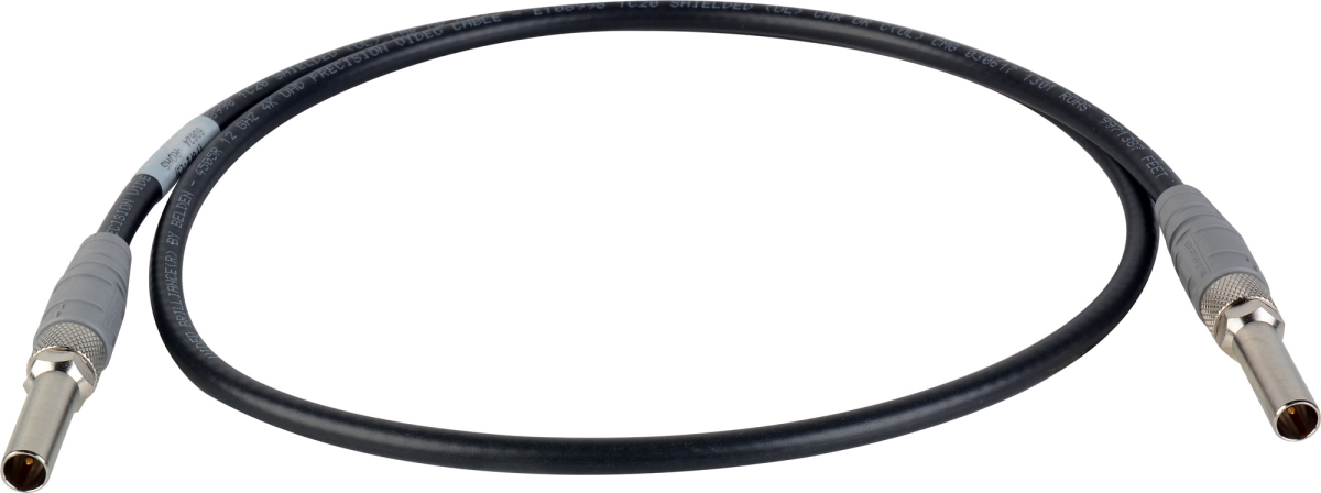 VMPUHD-BK-001 12G-SDI 4K UHD Mid Size Video Patch Coax Cable, 1 ft.