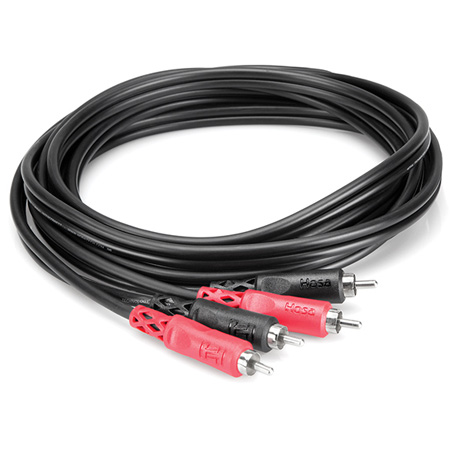 Hosa Technology HOS-CRA-206 6 m Dual RCA to Dual RCA Stereo Interconnect