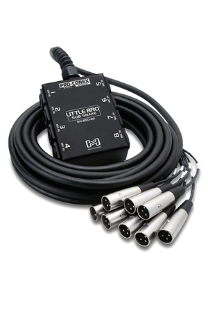 50 ft. Little Bro Sub Snake 8 x XLR Sends No Returns Connectors