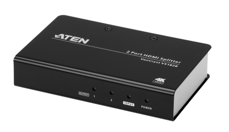 Picture of ATEN ATEN-VS182B HDCP 2.2 18 GBPS 2 Port True 4K HDMI Splitter