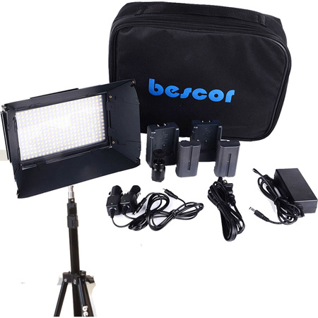 Picture of Bescor Video Accessories BES-FP-312S Lighting Kit with Li-Ion batteries