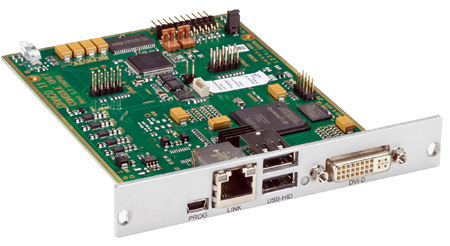 Black Box BBX-ACX1MR-DHIDC KVM Receiver DVI-D USB HID Catx Modular Ext Card