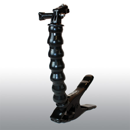 Picture of Stage Ninja SN-CAM-12-CB Camera & Recording Device Stand with Gooseneck on Steel Clamp