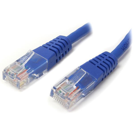 ST-M45PATCH1BE 1 ft. Molded Cat 5e Patch Cable - Blue