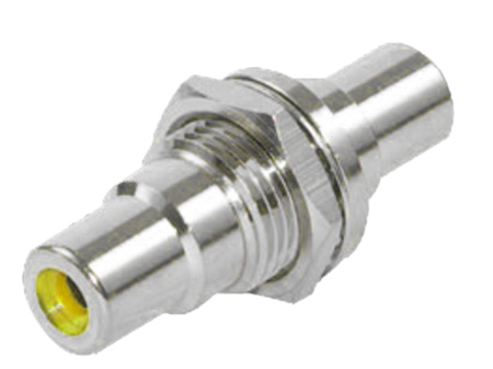 Picture of Switchcraft BPJJ04 RCA Feedthru Chassis Mount Connector - Yellow
