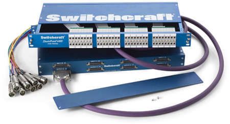 SW-6425 Studio Patch 64 Patch Points to DB25 with Switchable Grounds