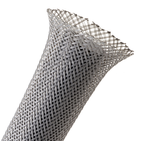 TFX-PTN100W General Purpose Expandable Braided Sleeving for FMVSS 302 & FAR 25 - White, 65 ft. Spool