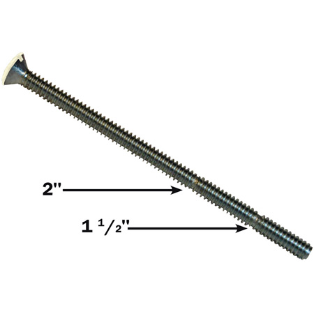 MID-212SAB 2.5 in. Breakaway Screws - Almond
