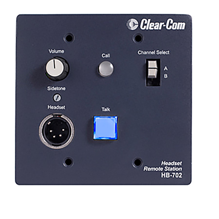 Picture of Clear-Com CC-HB702 2 Channel Select Flush-Mount Headset Station