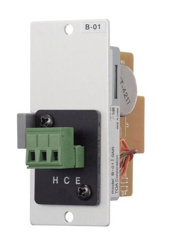 TOA Electronics TOAU01R 220K ohm Unbalanced Line Input Module with RCA Jack