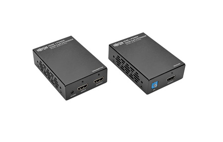 Tripp Lite TRL-B126-1A1-POC HDMI Over Cat5 Active Extender Kit Power Over Cable TX-RX for Audio & Video - Up to 125 ft.