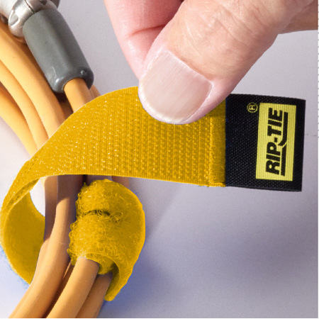 RT14-10 YW Cable Wrap, 1 x 14 in. - Yellow - Pack of 10