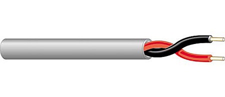 20 AWG Plenum Communication Cable - Black - 1000 ft. - Bare Copper Conductors