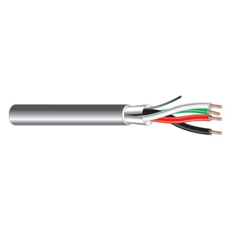WP-253244BWE1000 253244B 18-4 Stranded Speaker Wire - White - 1000 ft.