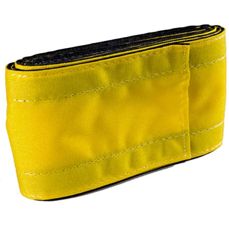 3 in. x 30 ft. Safcord Cable Crossover Hook & Loop Cord Cover - Yellow Roll