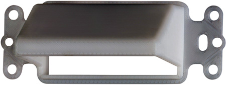 ARL-CEDH1 Horizontal Low-Voltage Cable Entrance Plate, White
