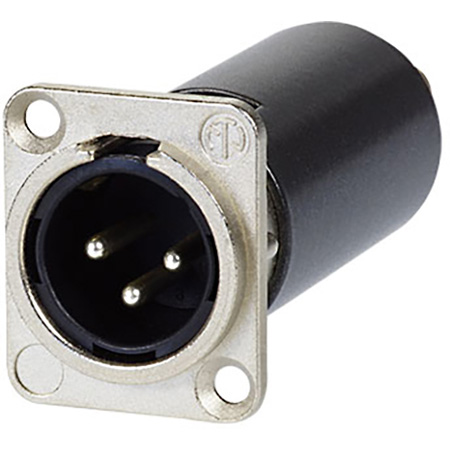 AVP MFG & Supply AVP-UMBLN-XMB Maxxum Panel-Mount Balun for Male XLR 3-Pin 110 Ohm to BNC 75 Ohm MIS Color-Code Adapter