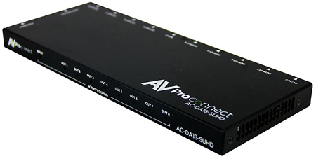 Picture of AVPro Connect AC-DA18-AUHD 1 x 8 HDMI Distribution Amplifier