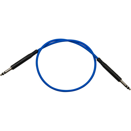 BIT-LPC1206-110 0.25 in. Long Frame 110 Ohm Audio Patch Cable - Blue