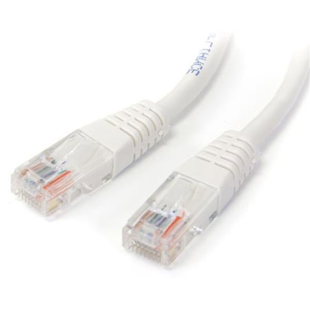 ST-M45PATCH1WE 1 ft. Molded Cat 5e Patch Cable - White
