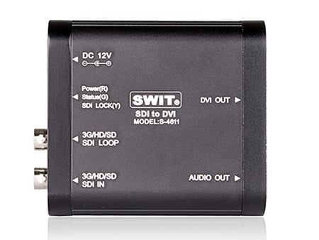 SWIT-S-4611 Mini 3GSDI to DVI Converter