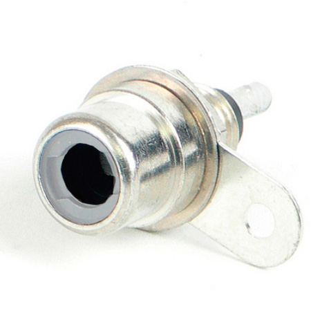BPJF03 Front Mount RCA Panel Mount Jack Connector with White Insulator