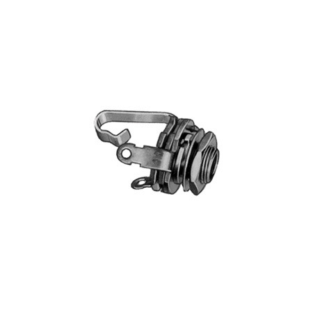 SW12A 0.25 in. 2-Conductor Jack with Nut & Washer Single Closed Circuit