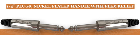SW-297FPKG 0.25 in. 3 Conductor Plug for 0.190-0.220 Cable Nickel Handle with Flex Relief