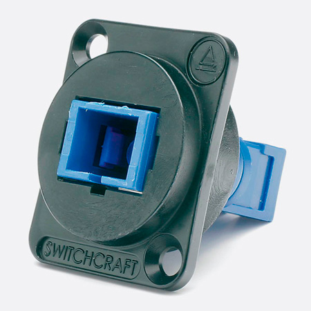 SW-EHSC2 Singlemode SC Fiber Optic Chassis Mount Feed-Thru - Black