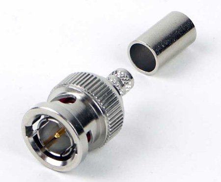 SW-HP75BNC9X 1505A & 1506A True 75 Ohm BNC Crimp for Belden - 3 Piece