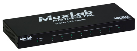 Picture of Mux-Lab MUX-500427 1 x 8 in. Ultra HD HDMI Splitter
