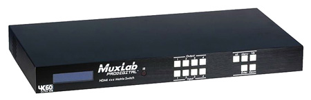 Picture of Mux-Lab MUX-500444 4 x 4 in. 4K 60 HDMI Matrix Switcher