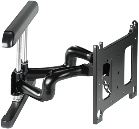 CHF-PNRUB-G Large Flat Panel Swing Arm Wall Display Mount - 25 in. Extension - TAA Compliant