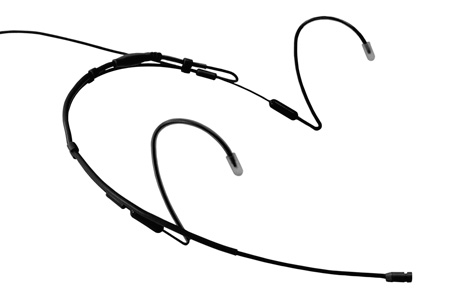 POI-CR-8D-XSH-BL Cardioid Headset Microphone Shure, Black -  Point Source Audio