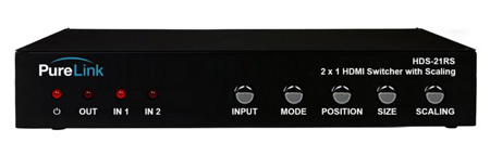 PLK-HDS-21RS 2 x 1 HDMI Switcher with Scaling