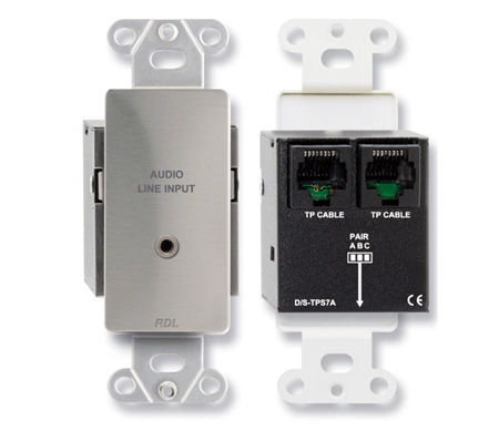 RDL-DS-TPS7A Stereo Audio Passive Single-Pair Sender