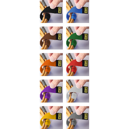 RT14-10 RB 1 x 14 in. Cable Wrap, Rainbow - Pack of 10