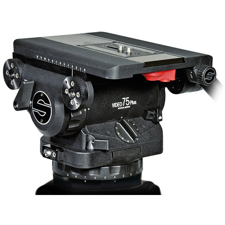 Picture of Sachtler SACH-7500 75 Plus EFP 150 mm Fluid Head - 9 Plus 9 Drag&#44; Touch & Go Plate 35 & 2 Pan Bars