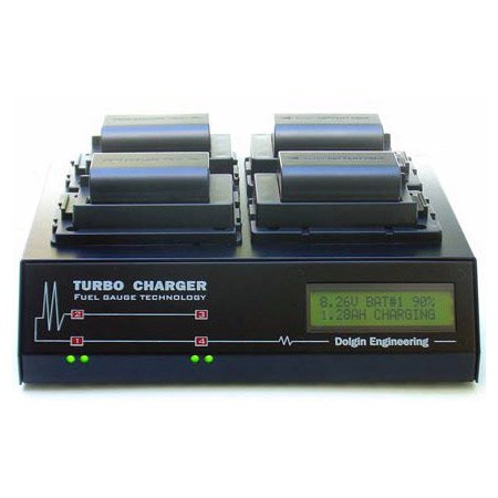 DOLG-TC400-C-TDM 4 Position Charger with TDM - Canon BP-97X