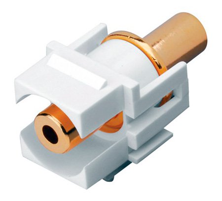 VCO-820489 3.5 mm Keystone Insert Jack, White