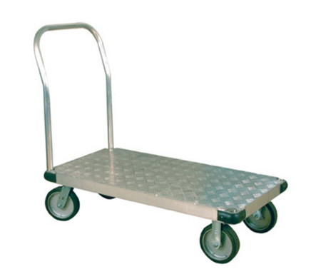 Picture of Wesco Industrial Products WSC-273602 24 x 48 in. Thrifty Plate Aluminum Tread Platform Truck