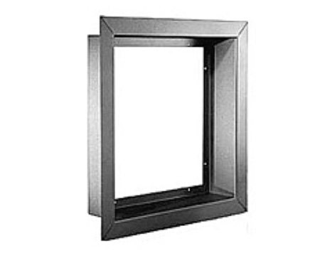 WW-BB12X12X4B Back Box Powder Coat, Black - 12 x 12 x 4 in.
