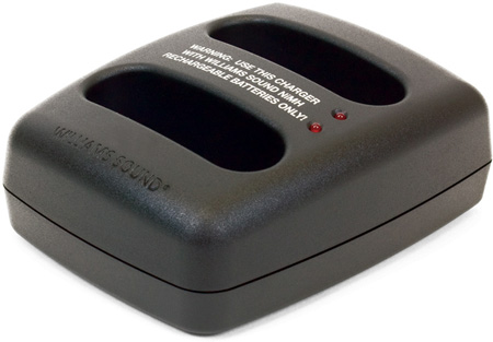 Picture of Williams Sound WLS-CHG-3502 Two-Bay Drop In Charger for FM or Infrared Body-Pack Transmitters & Receivers