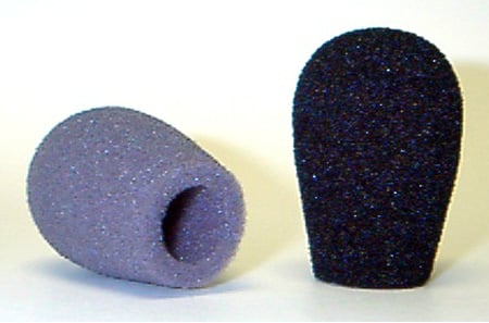 WT1300-01 0.62 in. Series 1300-01 Medium Size Foam Windscreen, Teardrop Grey