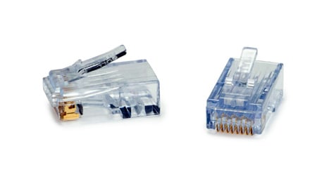 ezEX-RJ45 10G Connectors - Clear - Pack of 500 - High Performance