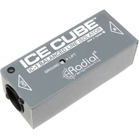 RAD-IC-1 Line Level Isolator - Passive 1 Channel Balanced with Eclipse Transformer