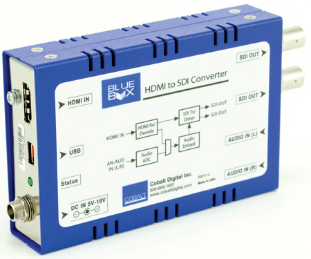 CB-BBG-HTOS Blue Box HDMI to SDI -  Cobalt Digital