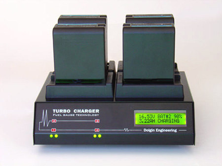 DOLG-TC400-S-TDM 4 Position Charger with TDM - Sony