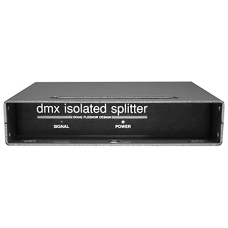 DFD-125-5 4 Output Electrically Isolated DMX Splitter with 5-Pin XLR Connectors