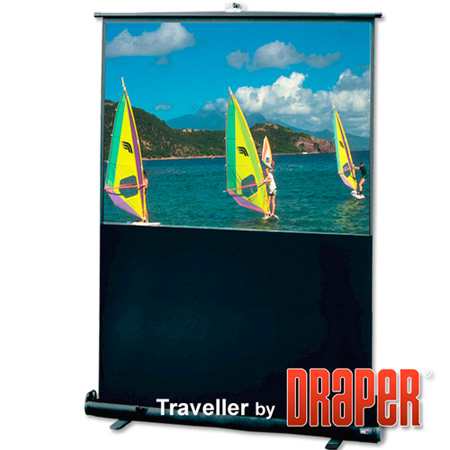 Picture of Draper DR-230126 46 in. 16-9 HDTV Traveller Diagonal High Contrast, Grey